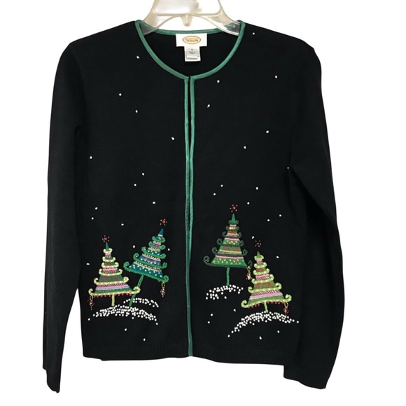 Talbots Sweaters - Talbots Christmas cardigan